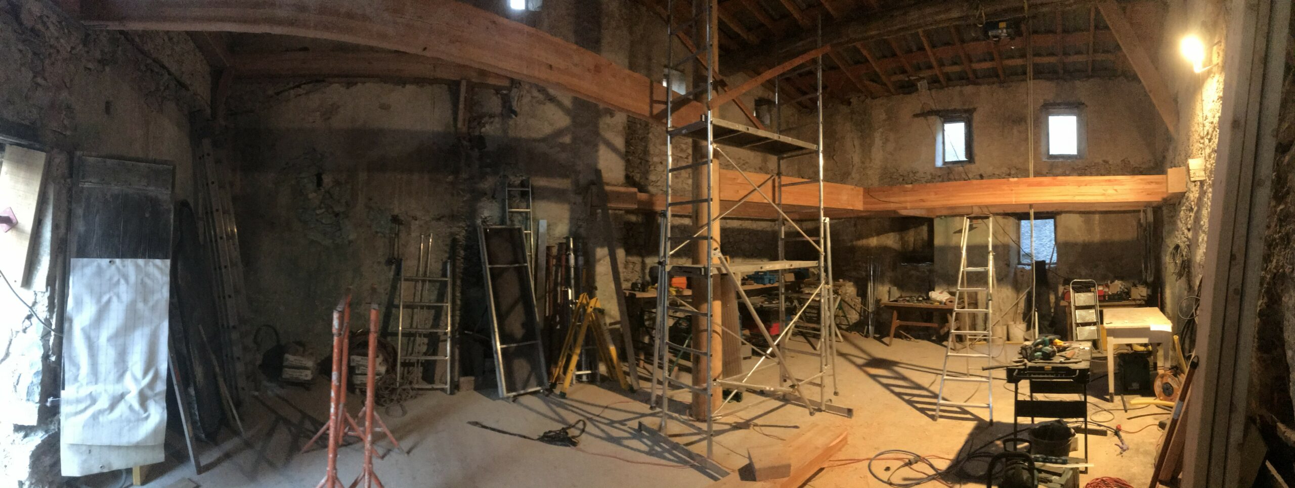 Volumes et perspectives du chantier