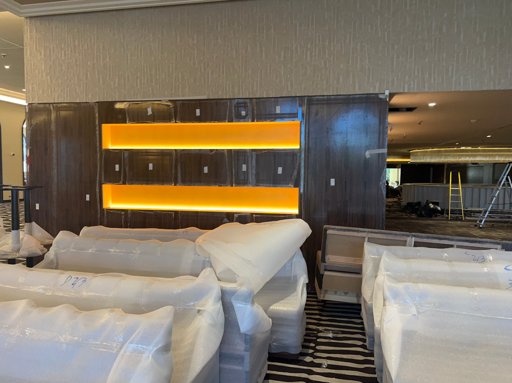 Chantier en cours au Casino Partouche Divonne-les-Bains